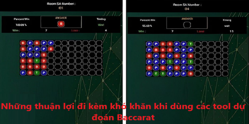 Những ưu và nhược điểm khi dùng tool dự đoán Baccarat 
